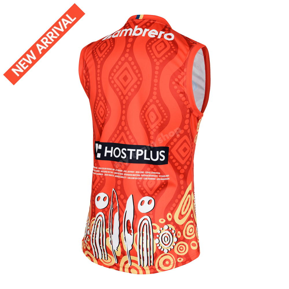 GOLD COAST SUNS 2025 AFL INDIGENOUS GUERNSEY AFL Guernsey