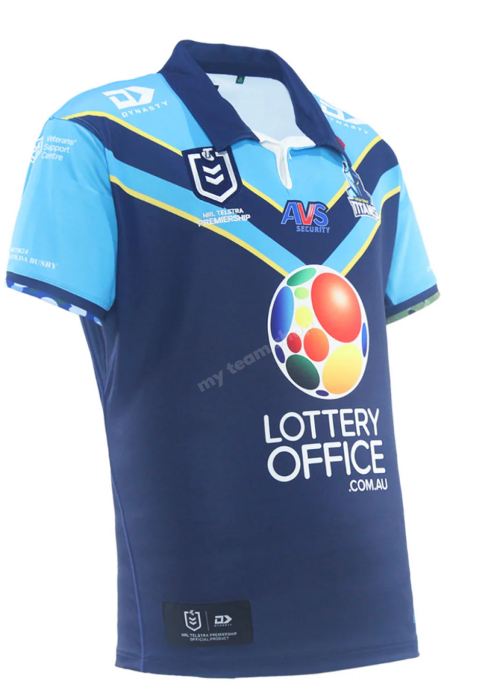 GOLD COAST TITANS 2025 NRL ANZAC JERSEY NRL Replica Jersey