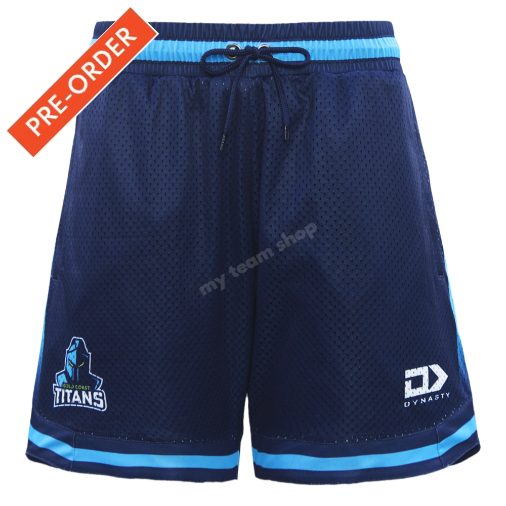 Gold Coast Titans 2025 Nrl Mens Basketball Short Basketball Shorts