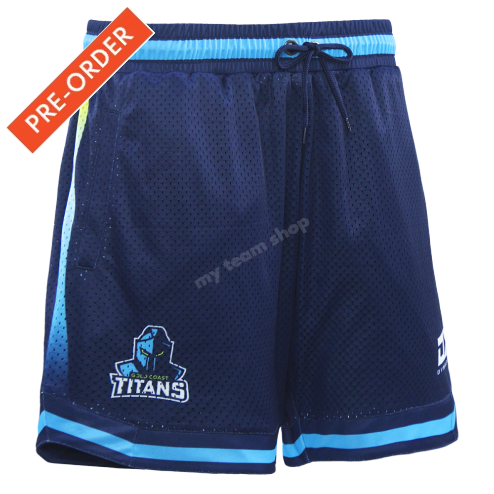 Gold Coast Titans 2025 Nrl Mens Basketball Short Basketball Shorts