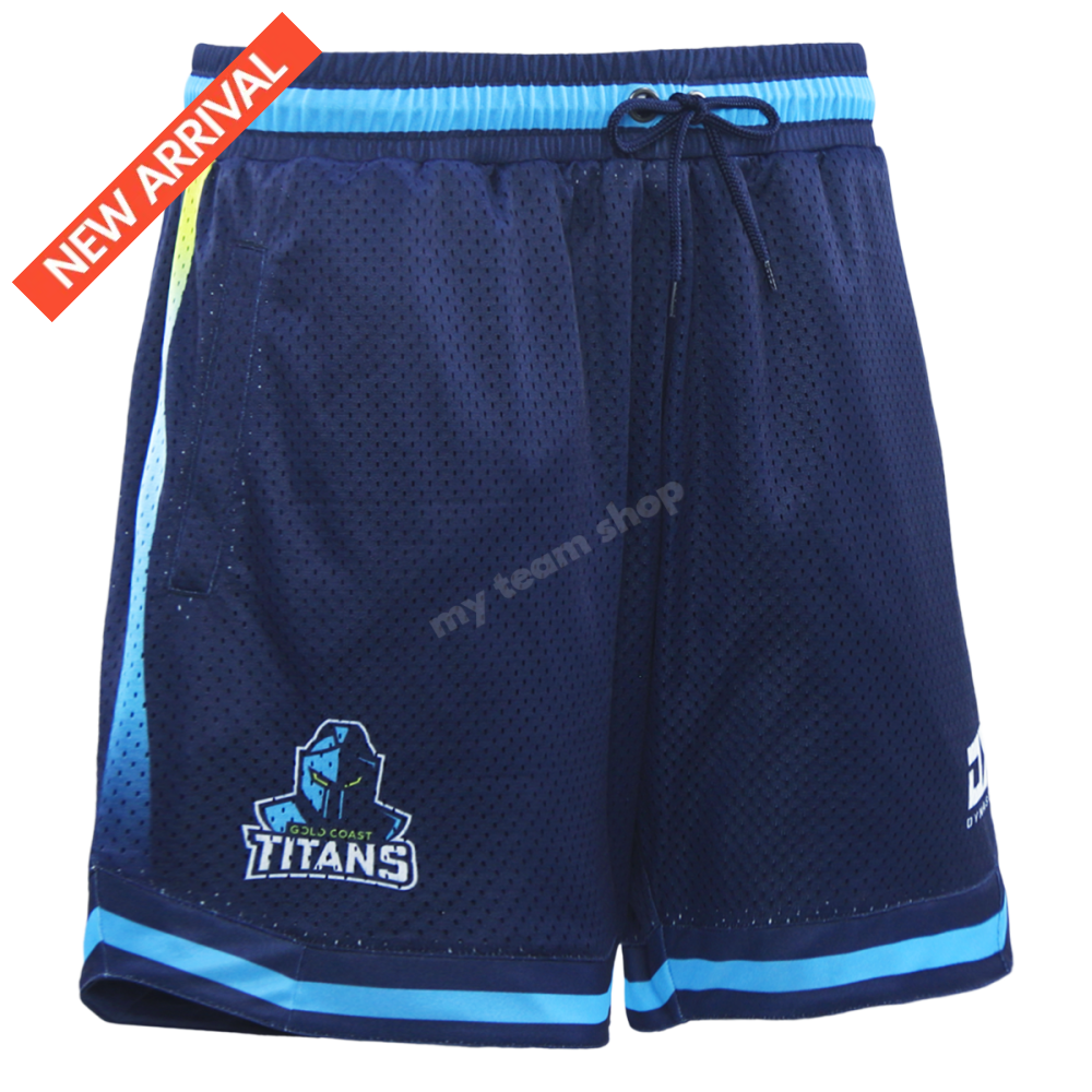 Gold Coast Titans 2025 Nrl Mens Basketball Short Basketball Shorts