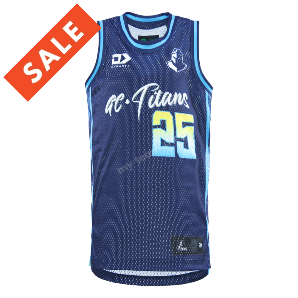 Gold Coast Titans 2025 Nrl Mens Basketball Singlet Basketball Singlet