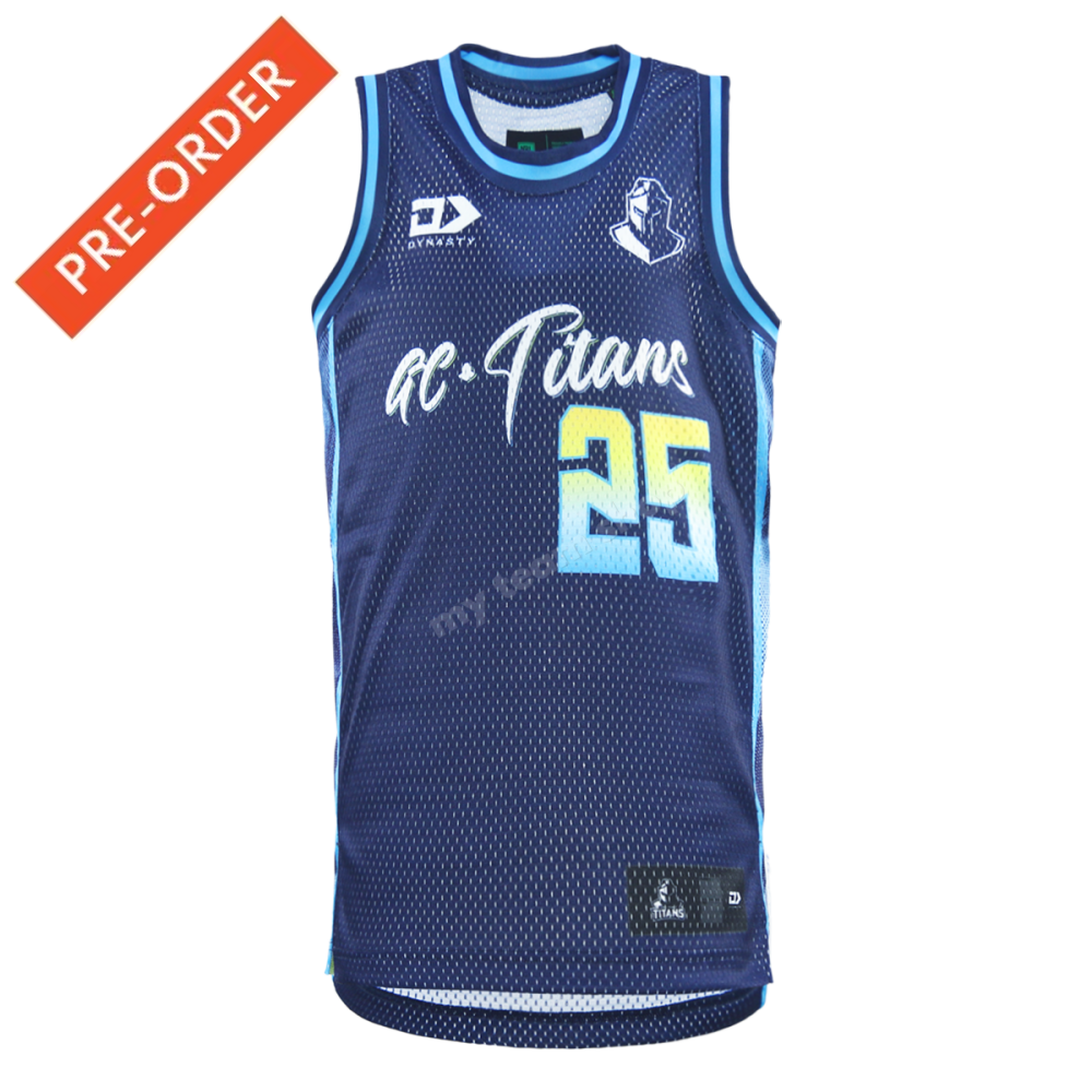 Gold Coast Titans 2025 Nrl Mens Basketball Singlet Basketball Singlet