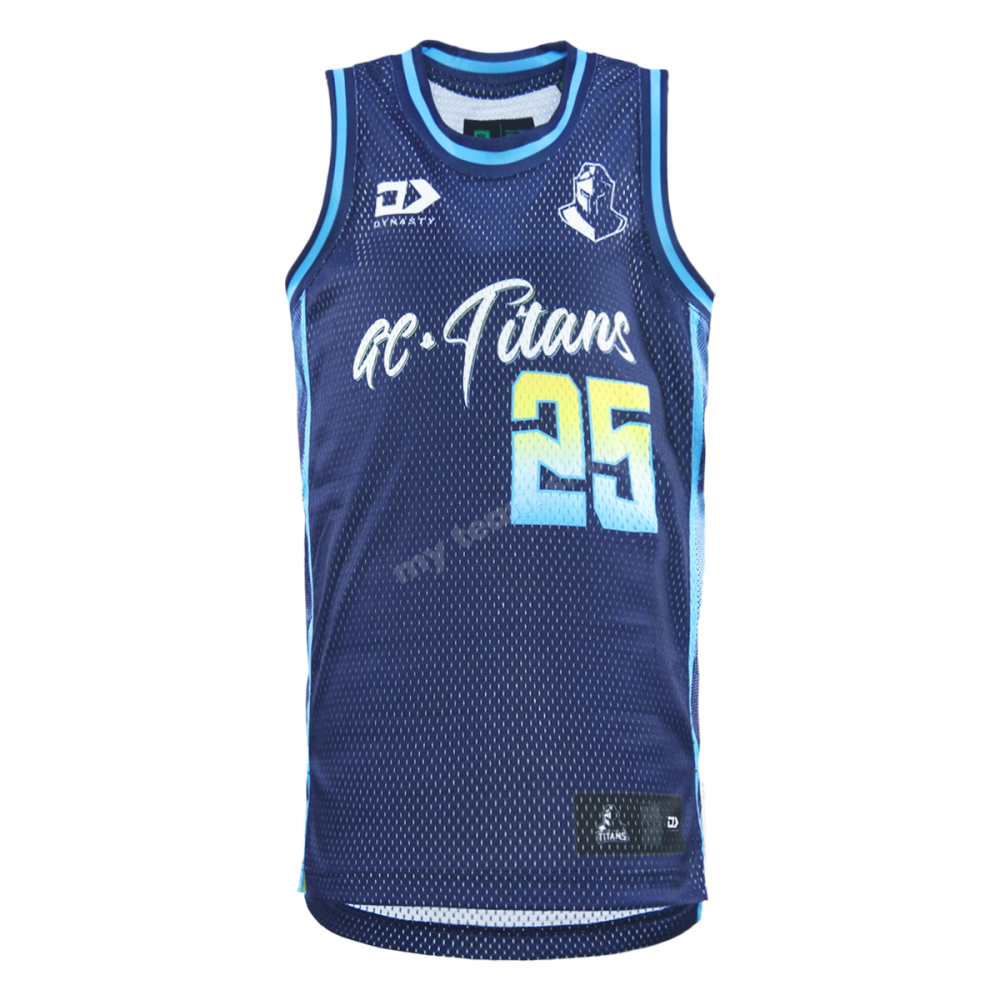 Gold Coast Titans 2025 Nrl Mens Basketball Singlet Basketball Singlet