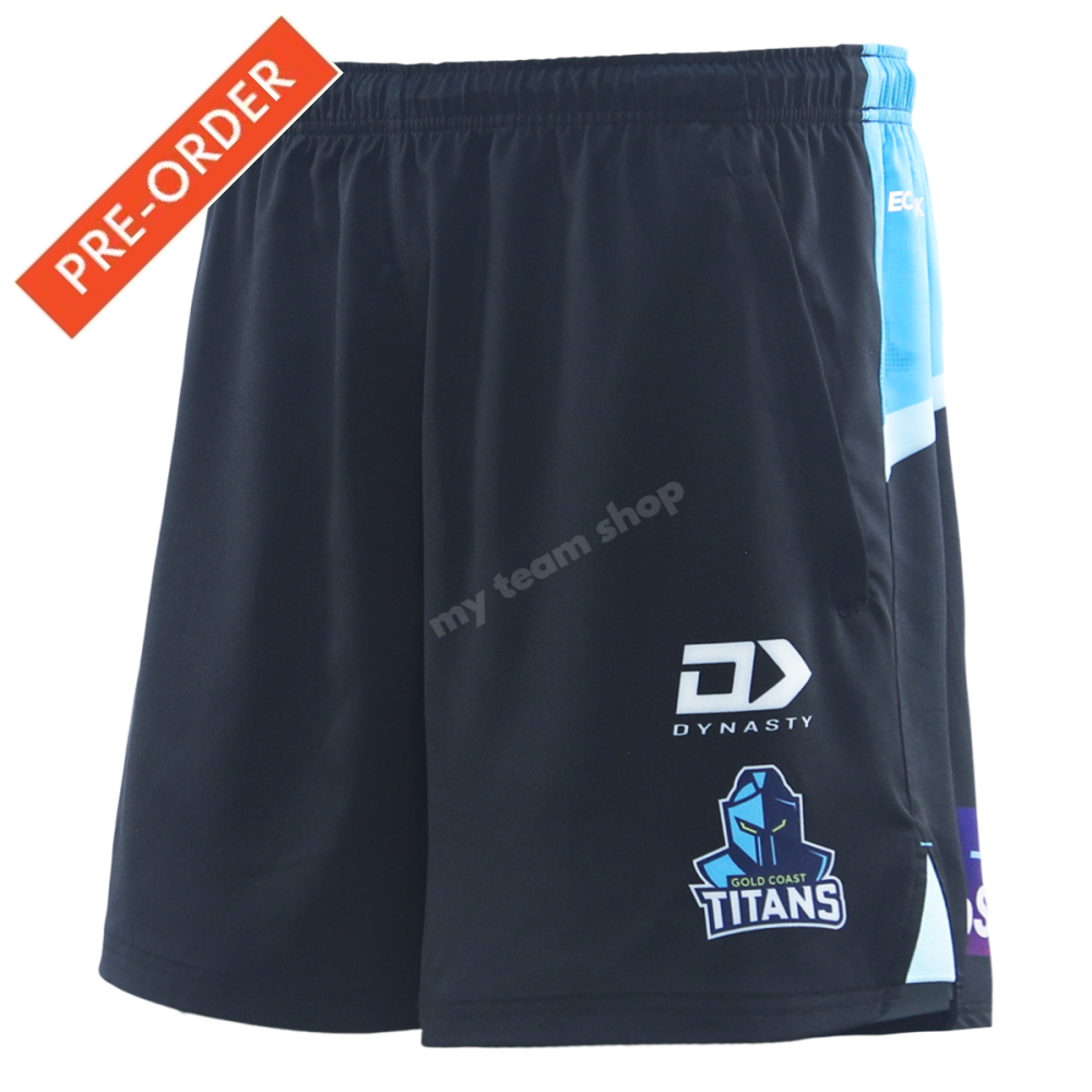 Gold Coast Titans 2025 Nrl Mens Gym Shorts Shorts