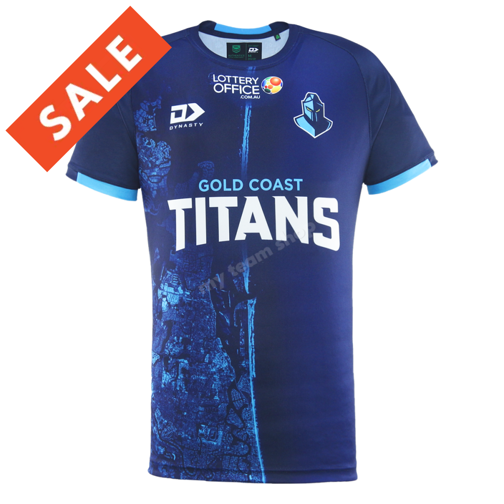 Gold Coast Titans 2025 Nrl Warm Up Tee Warm Up Tee