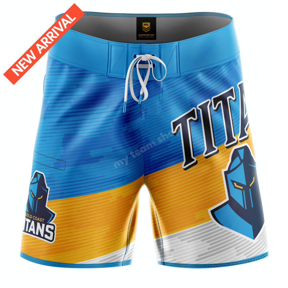 Gold Coast Titans Nrl ’Barrel’ Board Shorts Board Shorts