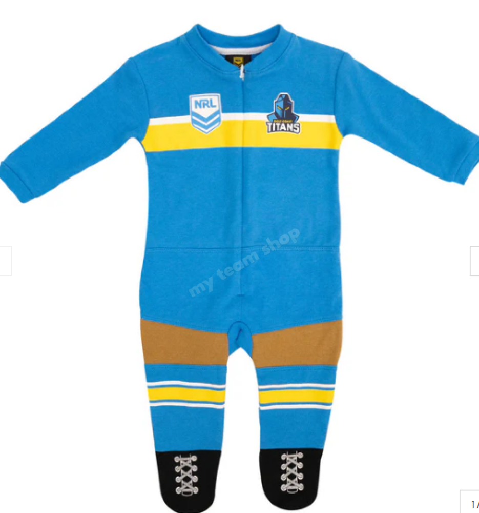 GOLD COAST TITANS NRL INFANT FOOTYSUIT Infant Footysuit