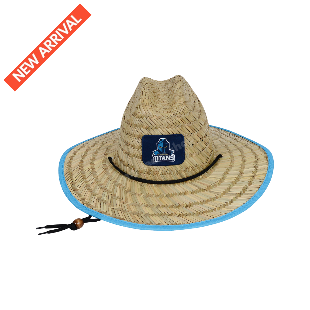 Gold Coast Titans Nrl Straw Hat Headwear