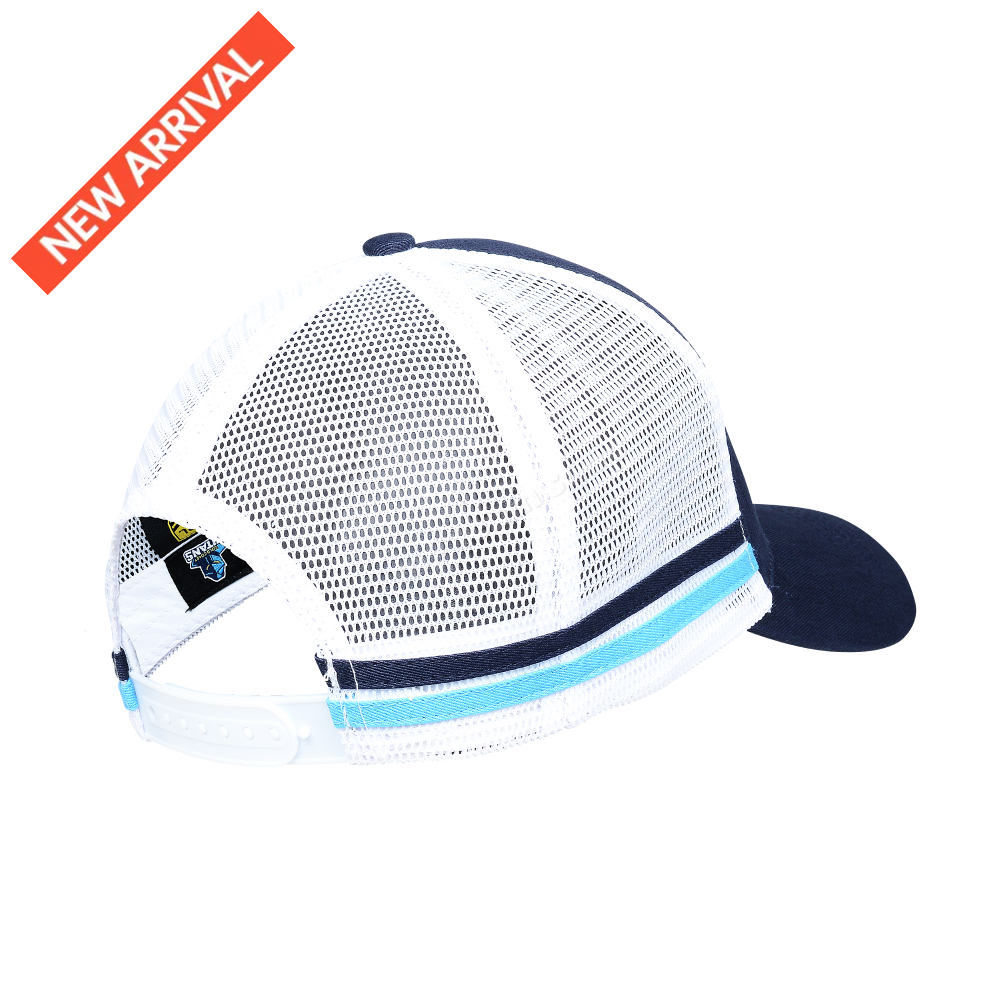 Gold Coast Titans Nrl Stripe Trucker Caps Headwear