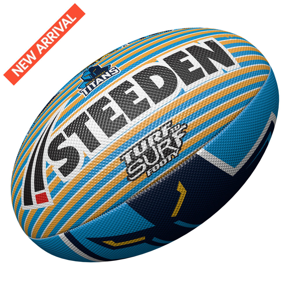 GOLD COAST TITANS ’TURF TO SURF’ NRL BEACH FOOTY NRL Football