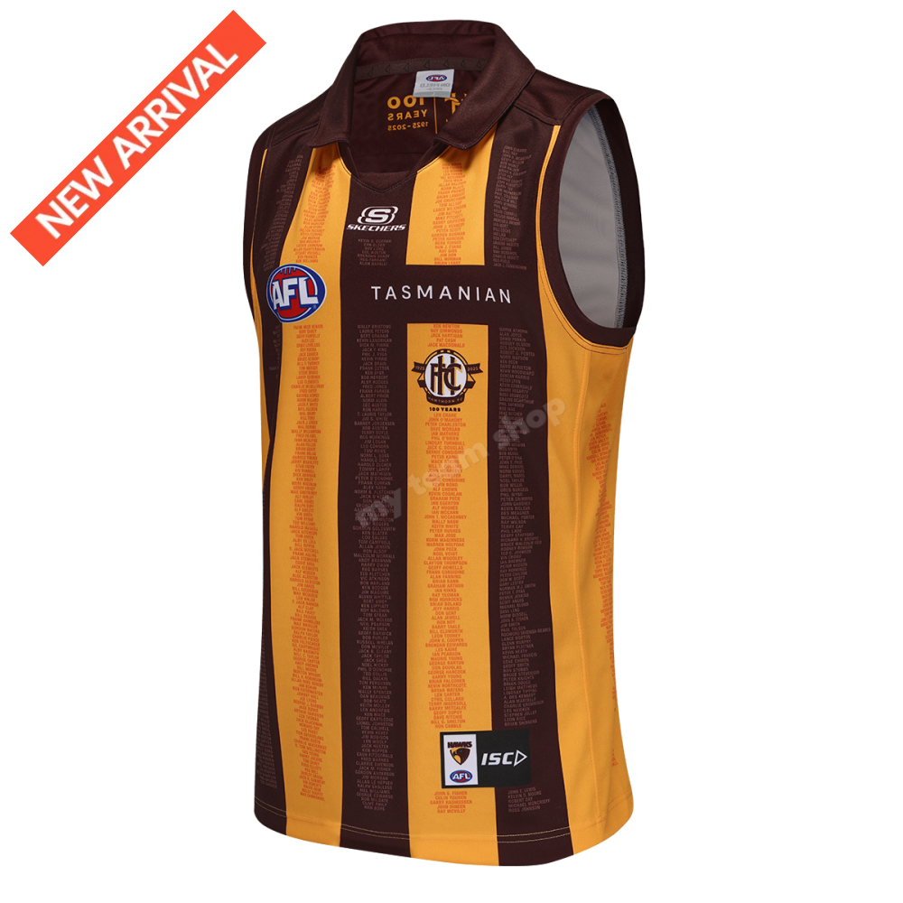 HAWTHORN HAWKS 2025 AFL CENTENARY GUERNSEY AFL Guernsey