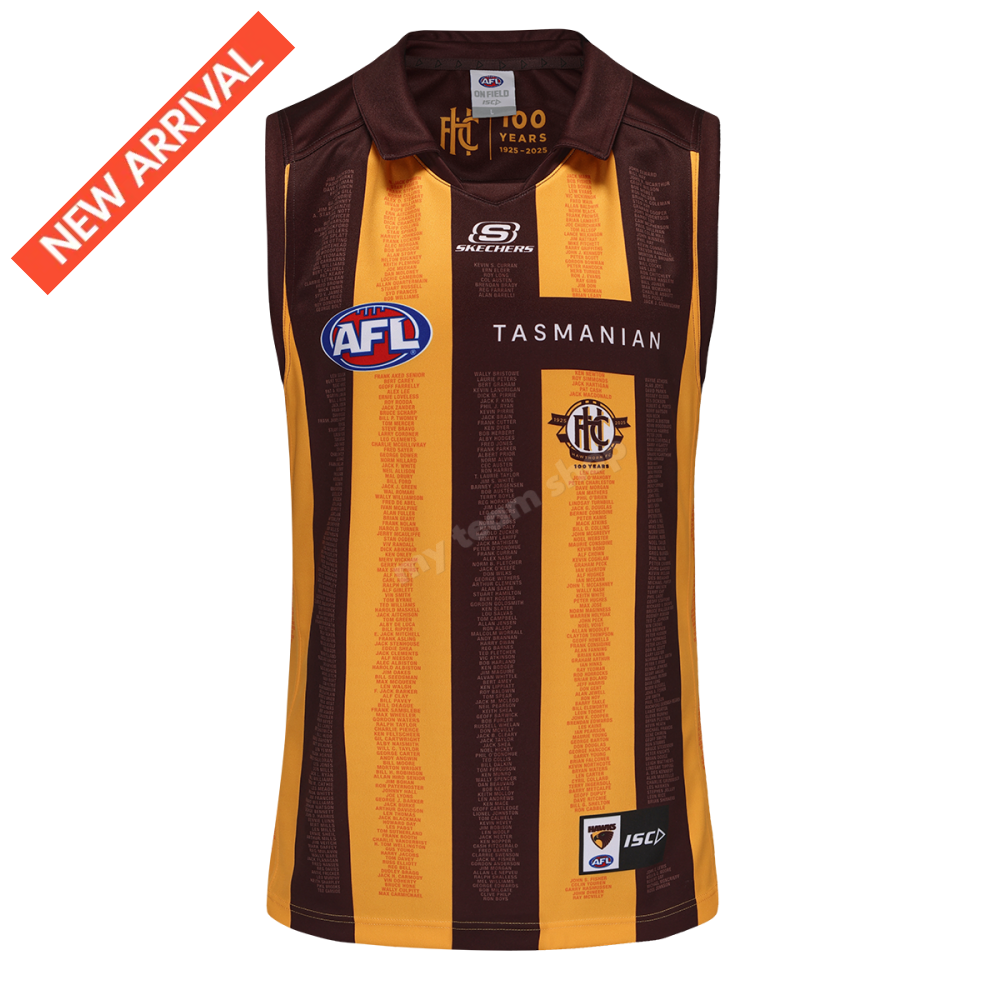 HAWTHORN HAWKS 2025 AFL CENTENARY GUERNSEY AFL Guernsey