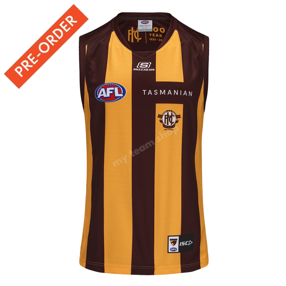 Hawthorn Hawks 2025 Afl Home Guernsey Guernsey