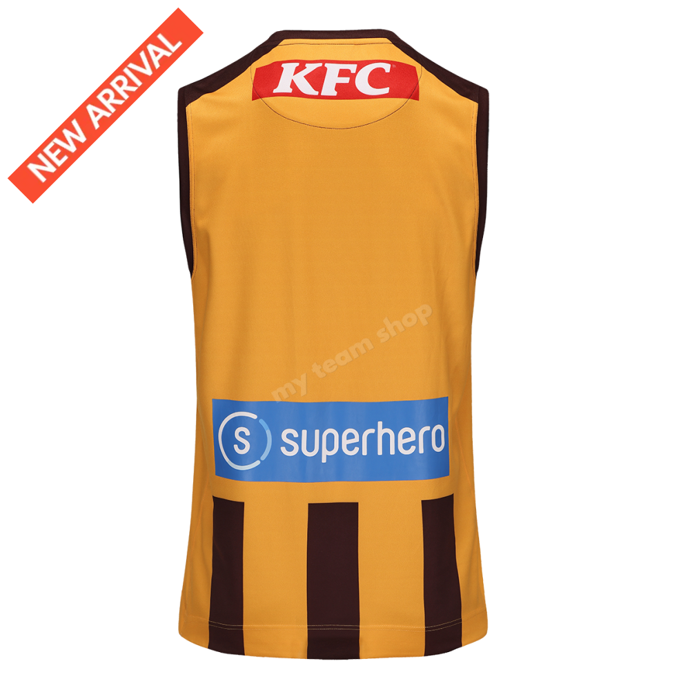 Hawthorn Hawks 2025 Afl Home Guernsey Guernsey