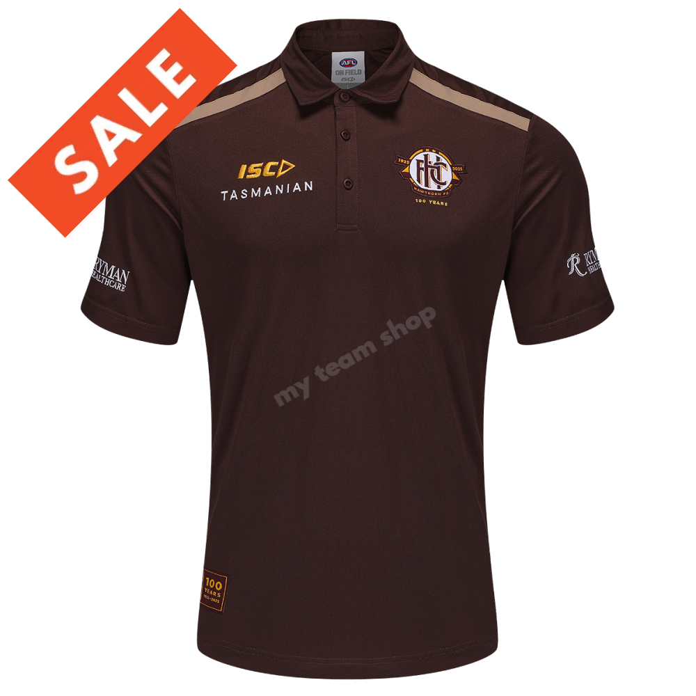 HAWTHORN HAWKS 2025 AFL MEDIA POLO