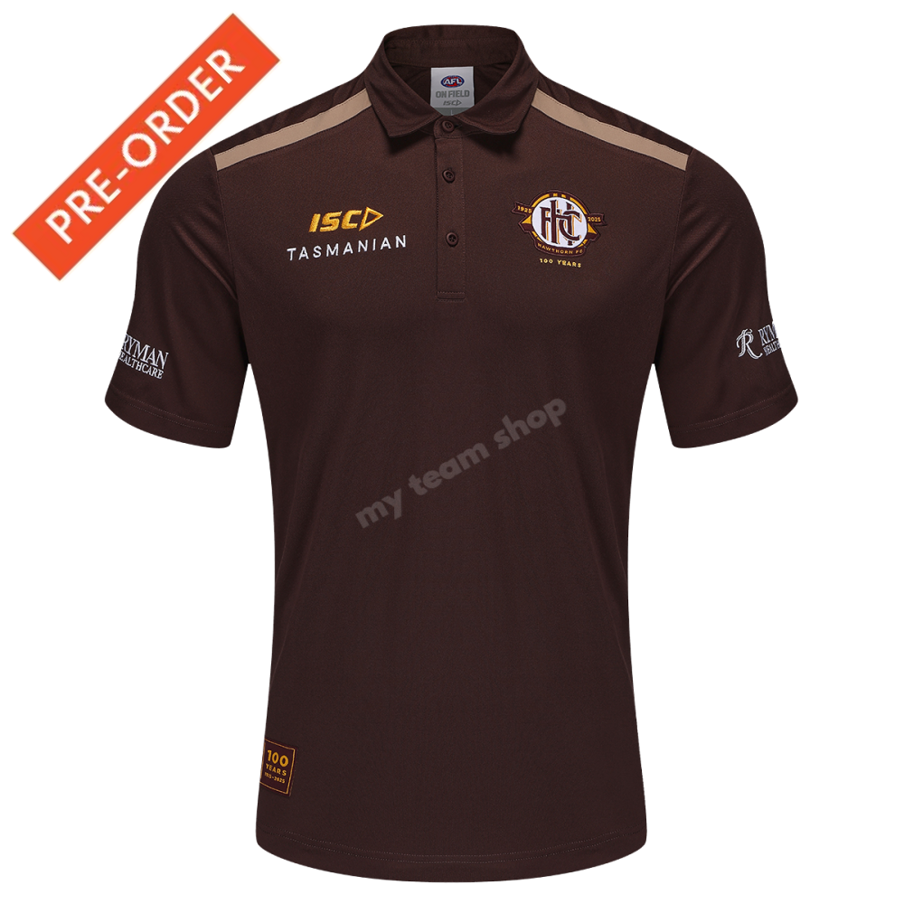 Hawthorn Hawks 2025 Afl Media Polo Media Polo