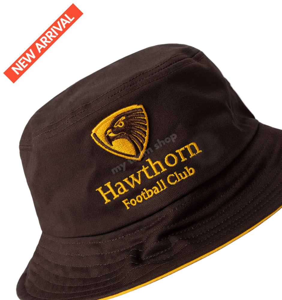 HAWTHORN HAWKS AFL CREST BUCKET HAT AFL Headwear