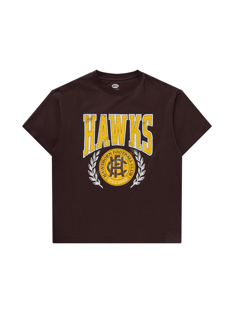 Hawthorn Hawks Afl Mens Graphic Tee Graphic Tee