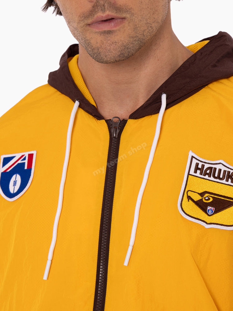HAWTHORN HAWKS AFL THROWBACK SPRAY JACKET AFL Throwback Spray Jacket