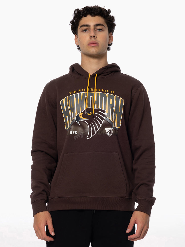 HAWTHORN HAWKS AFL WORDMARK HOODIE AFL Wordmark Hoodie