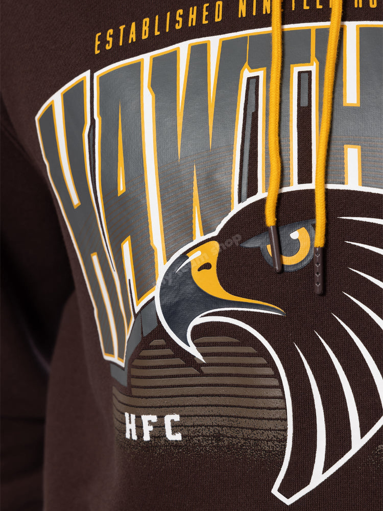 HAWTHORN HAWKS AFL WORDMARK HOODIE AFL Wordmark Hoodie