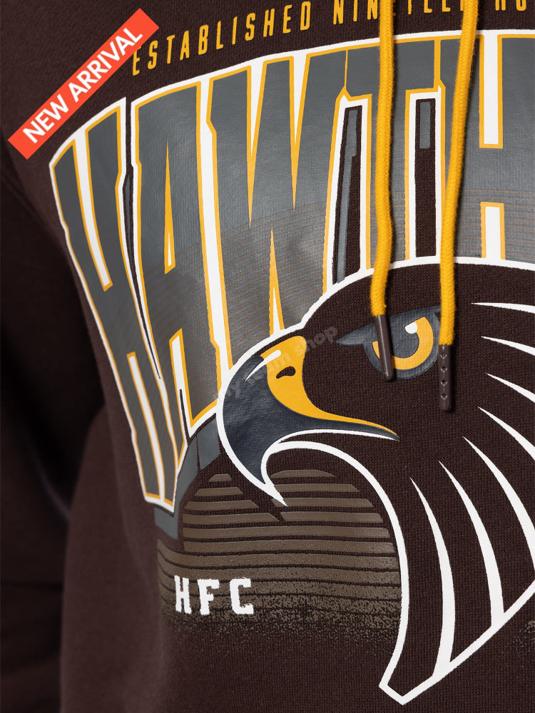 HAWTHORN HAWKS AFL WORDMARK HOODIE AFL Wordmark Hoodie