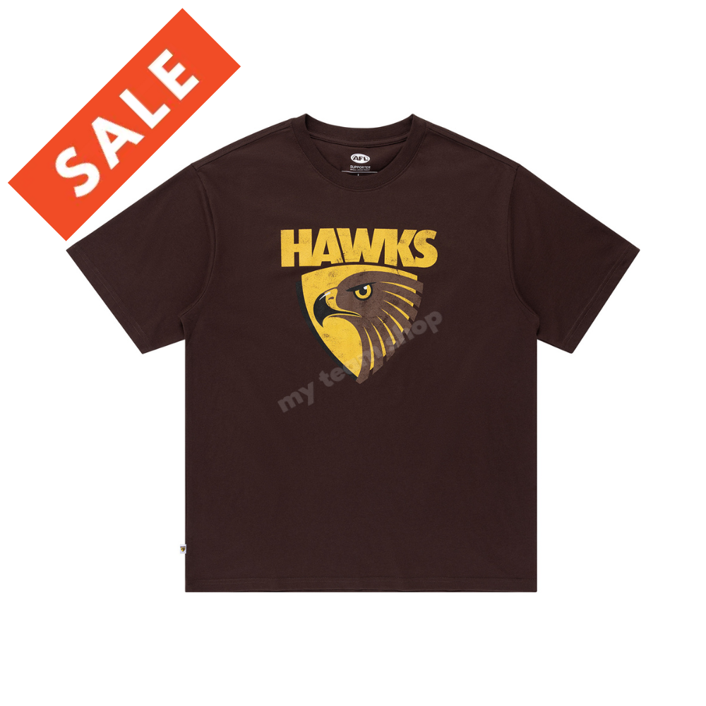 Hawthorn Hawks AFL Core Logo Tee Shirts & Tops