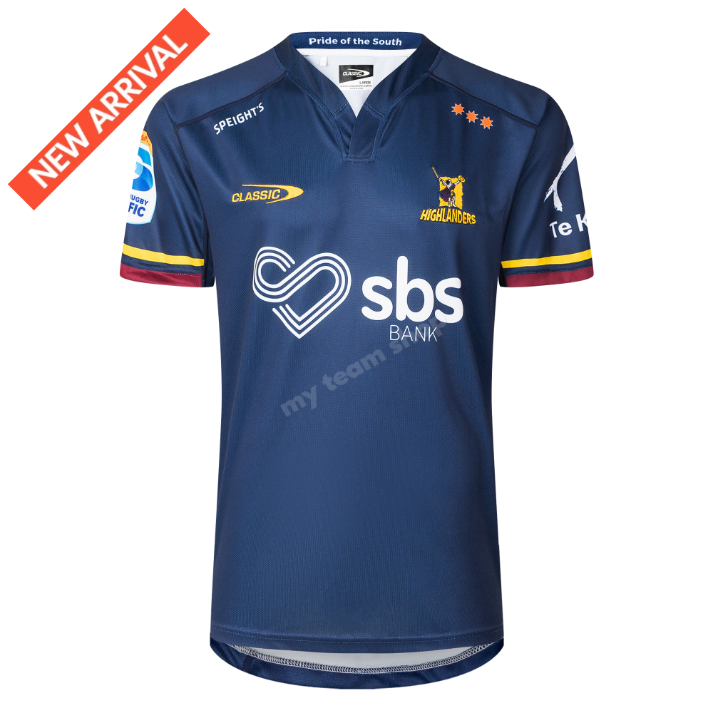 Highlanders 2025 Rugby Home Jersey Rugby Jersey