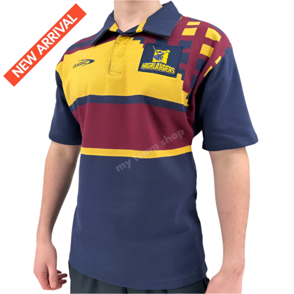 Highlanders Retro Rugby Jersey Rugby Retro Jersey