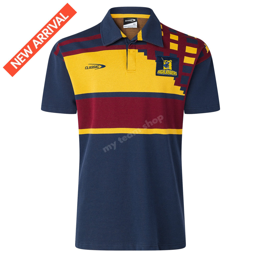 HIGHLANDERS RETRO RUGBY JERSEY Rugby Retro Jersey