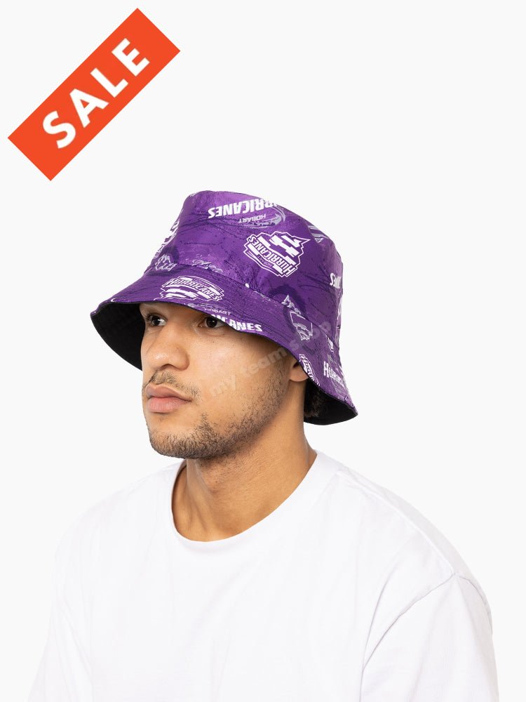 Hobart Hurricanes Bbl Graph Bucket Hat Cricket Headwear