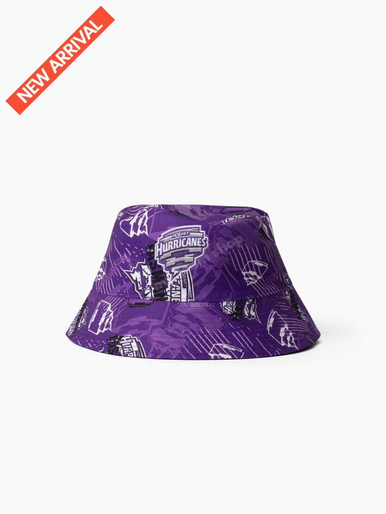 HOBART HURRICANES BBL REVERSIBLE BUCKET HAT L/XL CRICKET Headwear
