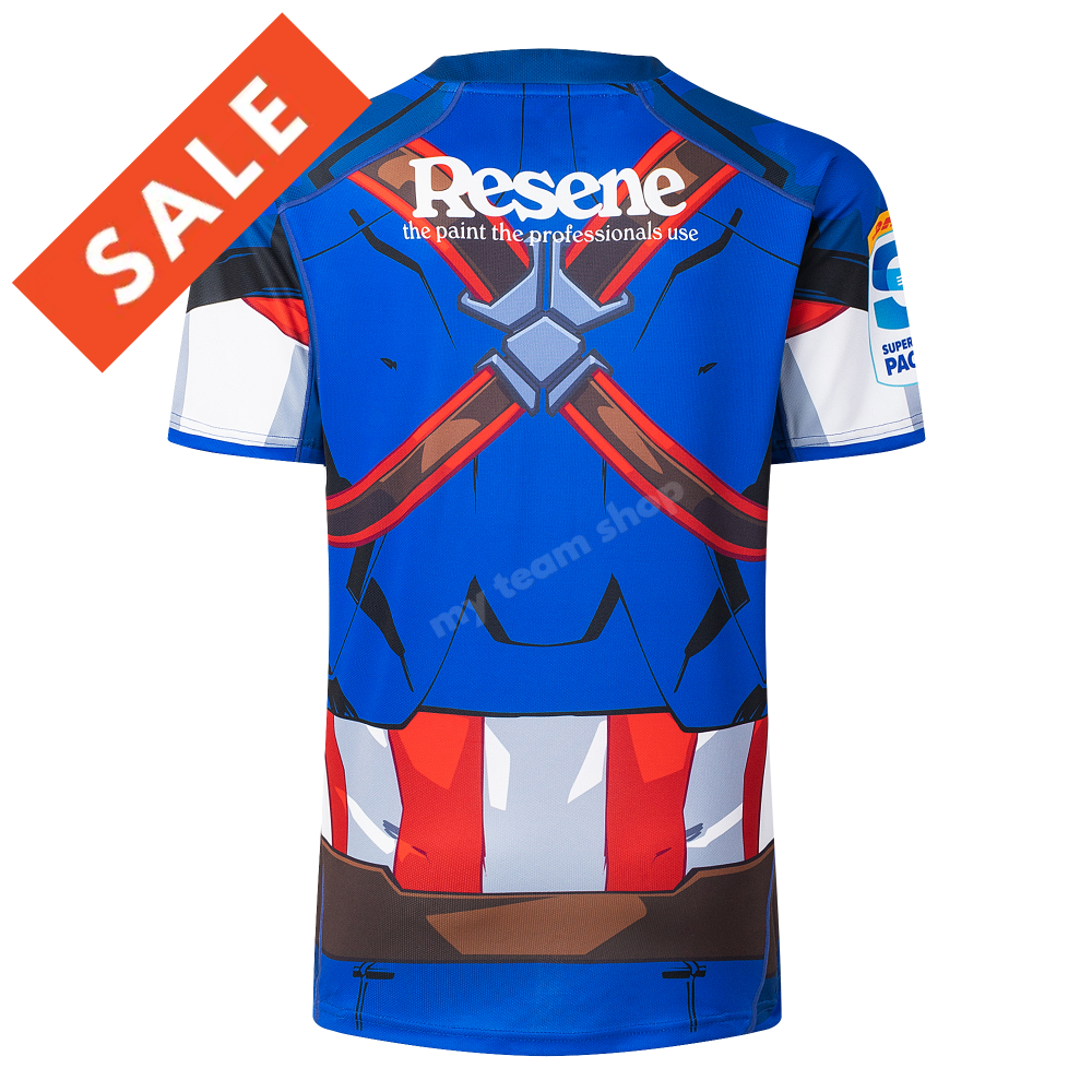Hurricanes Rugby Captain America Marvel Jersey | My Team Shop