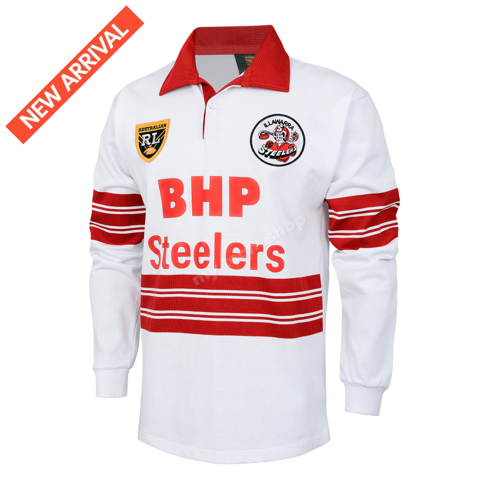 ILLAWARRA STEELERS 1997 AWAY NRL RETRO JERSEY NRL Retro Jersey