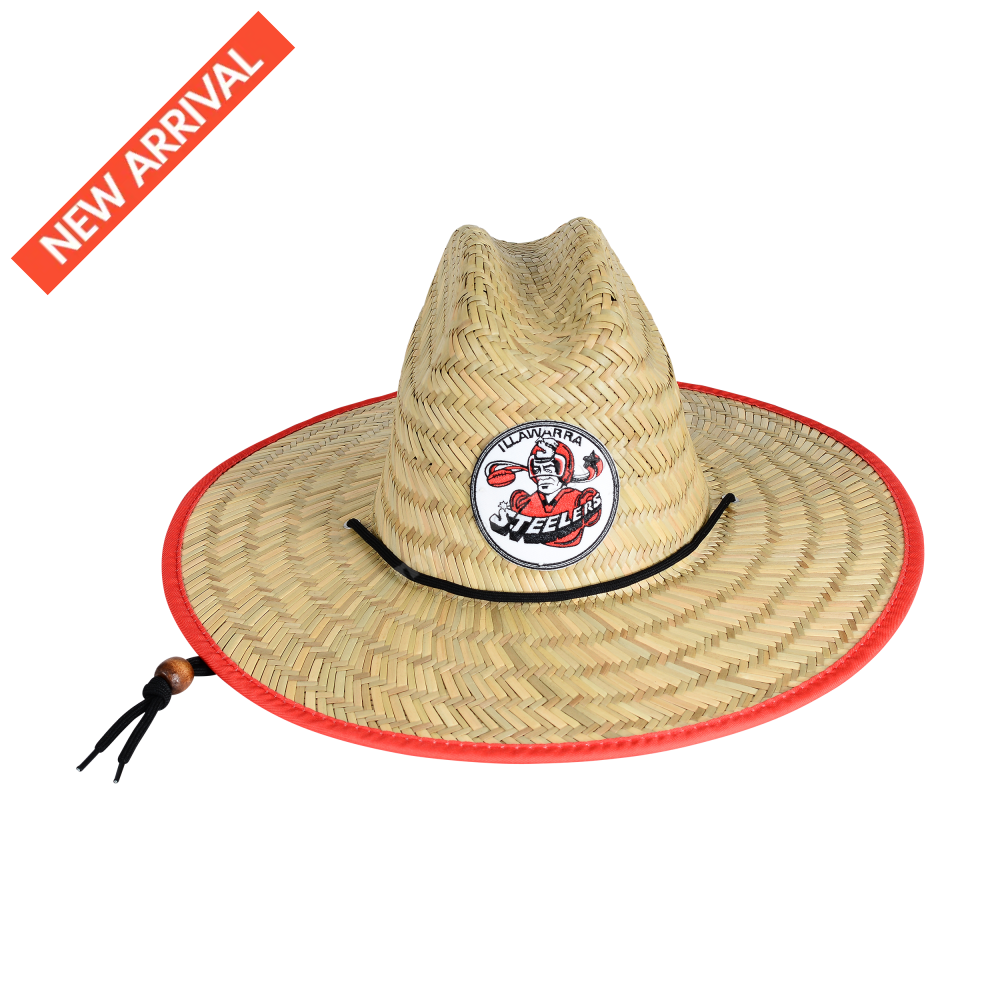ILLAWARRA STEELERS NRL RETRO STRAW HAT NRL headwear