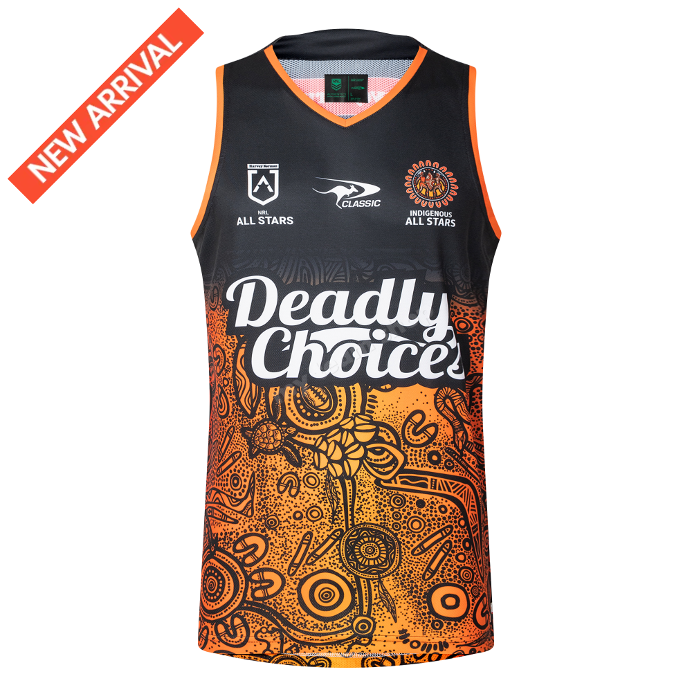 Indigenous All Stars 2025 Training Singlet Nrl Training Singlet