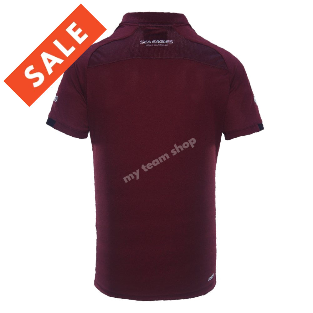 Manly Sea Eagles 2024 NRL Mens Media Polo Media Polo