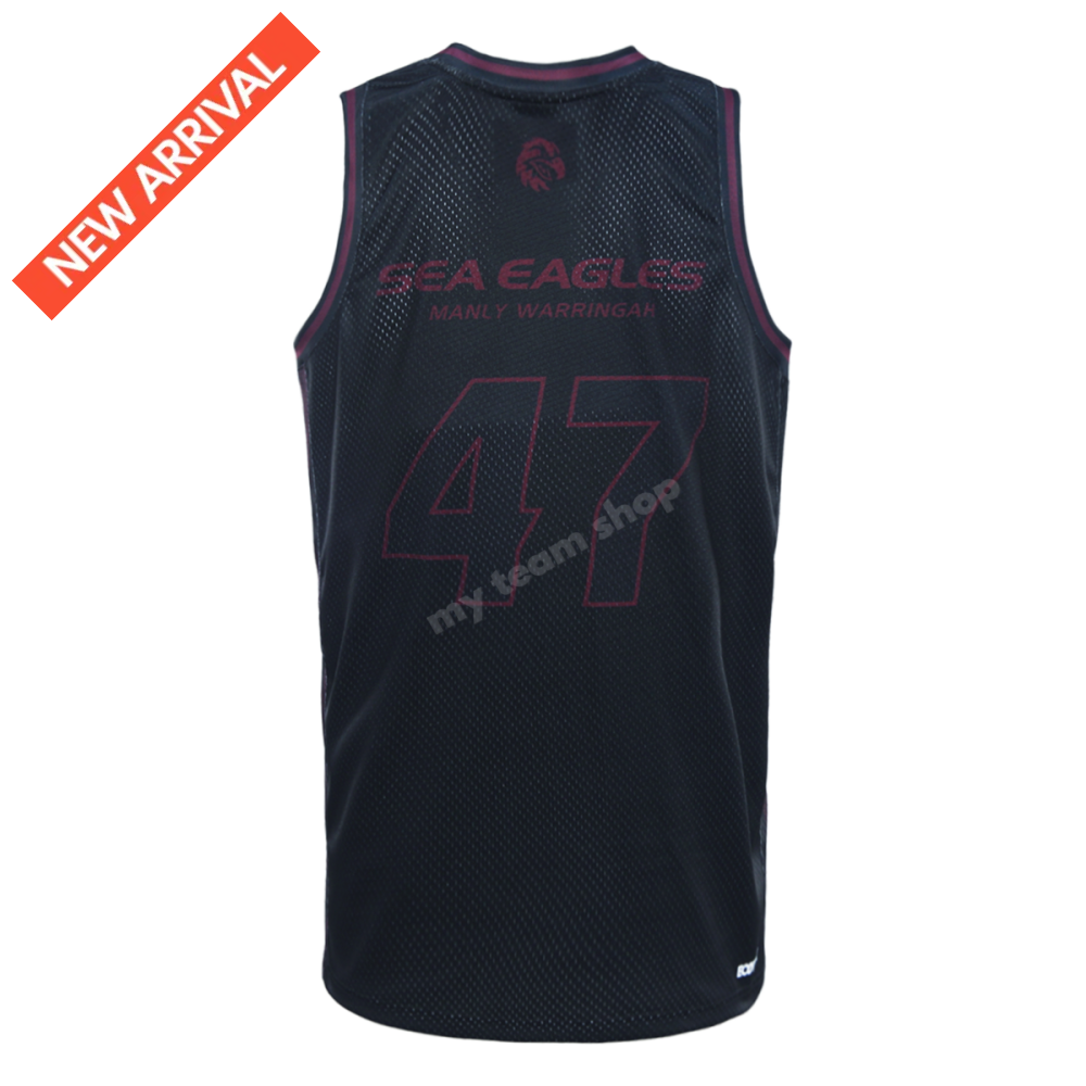 Manly Sea Eagles 2025 Nrl Basketball Singlet Basketball Singlet