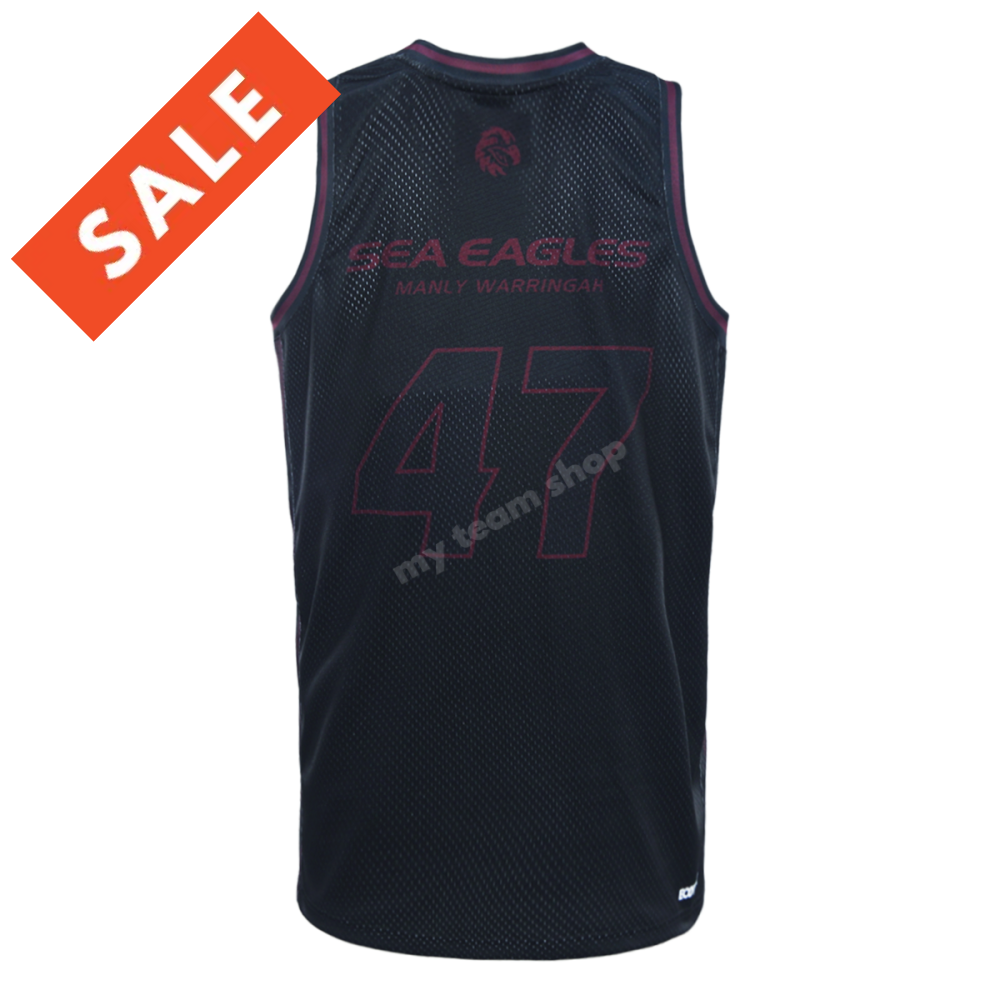 Manly Sea Eagles 2025 Nrl Basketball Singlet Basketball Singlet