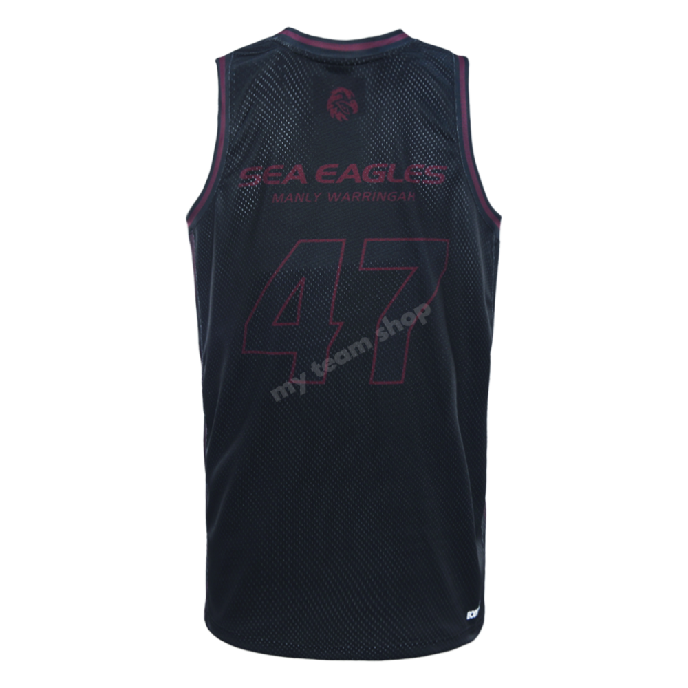 Manly Sea Eagles 2025 Nrl Basketball Singlet Basketball Singlet