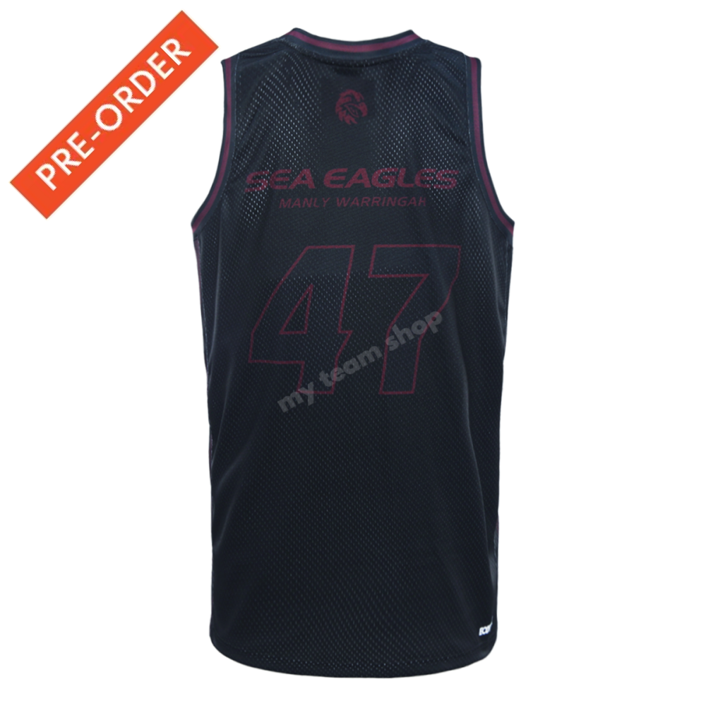 Manly Sea Eagles 2025 Nrl Basketball Singlet Basketball Singlet