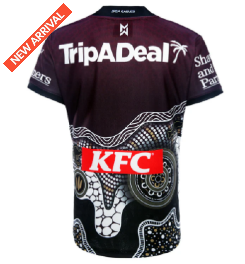 MANLY SEA EAGLES 2025 NRL INDIGENOUS JERSEY NRL Replica Jersey