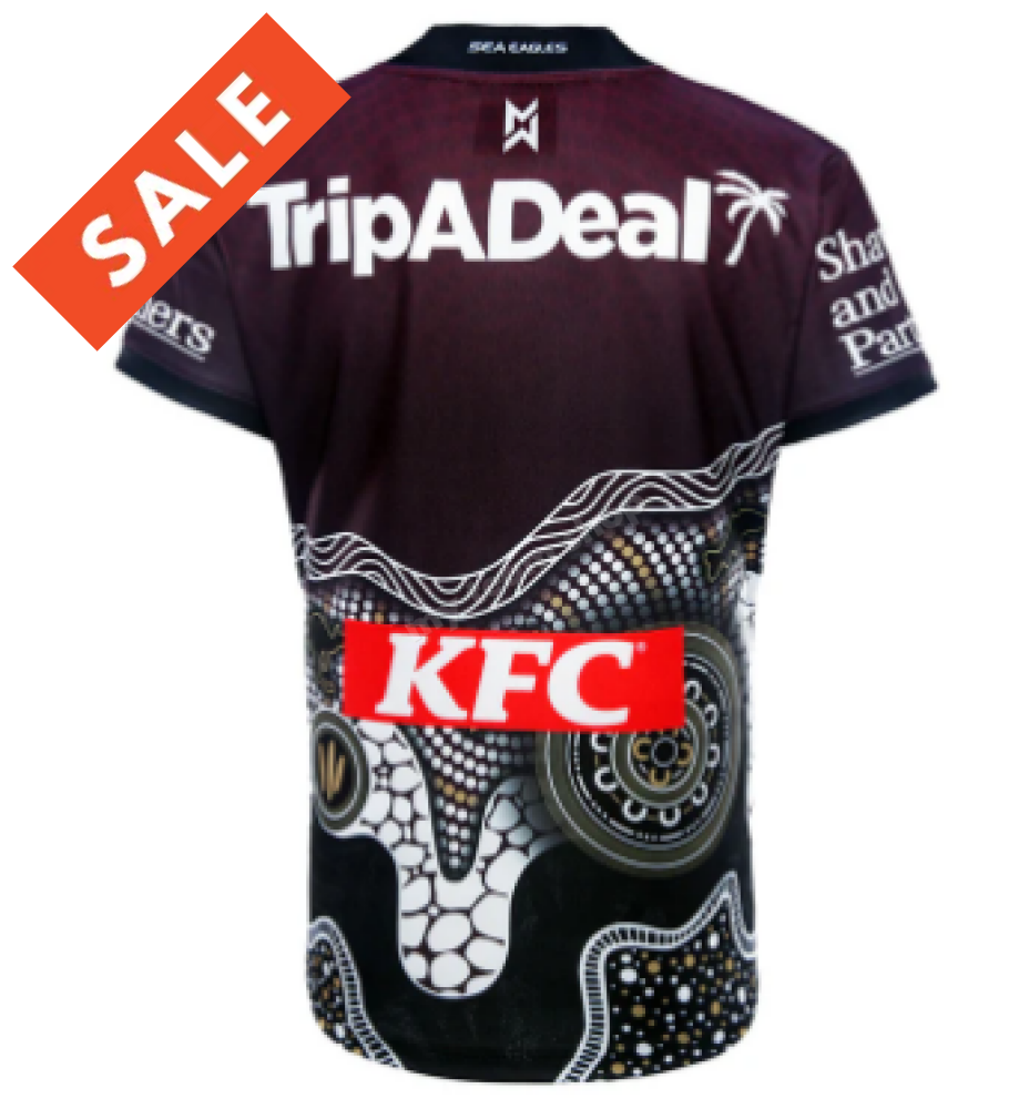 MANLY SEA EAGLES 2025 NRL INDIGENOUS JERSEY NRL Replica Jersey