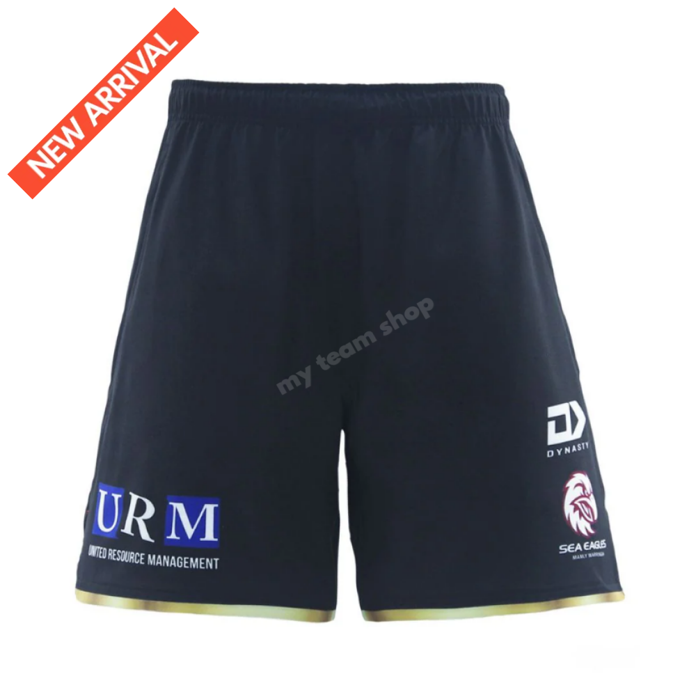 Manly Sea Eagles 2025 Nrl Mens Gym Shorts Shorts