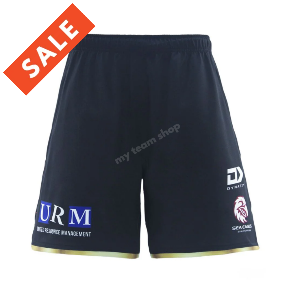 Manly Sea Eagles 2025 Nrl Mens Gym Shorts Shorts