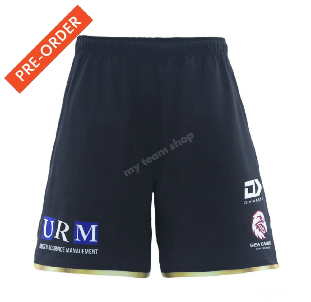 Manly Sea Eagles 2025 Nrl Mens Gym Shorts Shorts