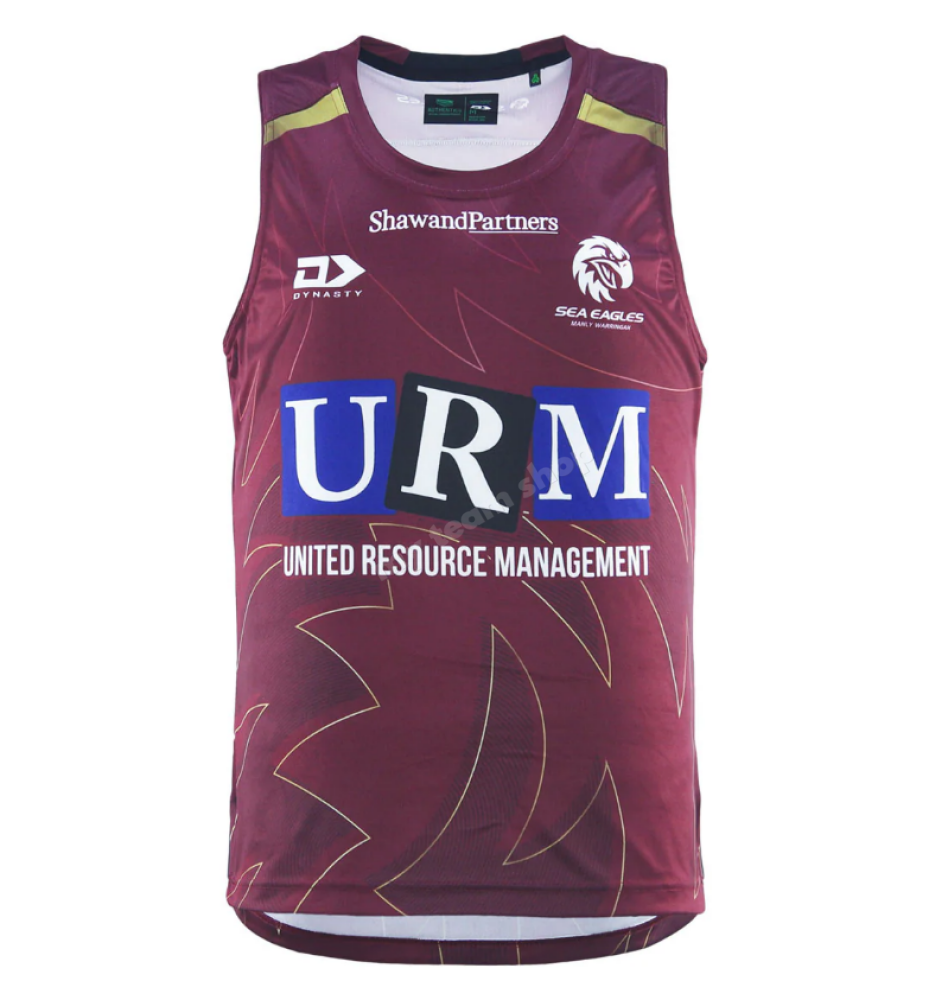 Manly Sea Eagles 2025 Nrl Training Singlet Training Singlet