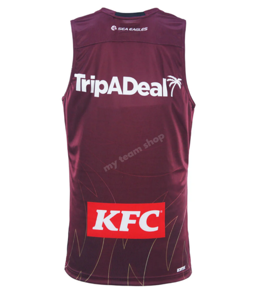 Manly Sea Eagles 2025 Nrl Training Singlet Training Singlet