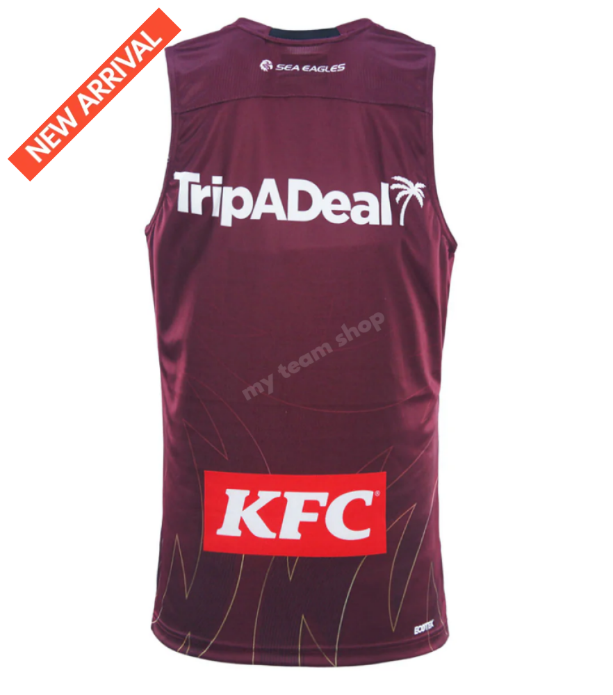 Manly Sea Eagles 2025 Nrl Training Singlet Training Singlet